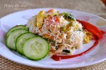 White Bee hoon with Vegetables & Egg