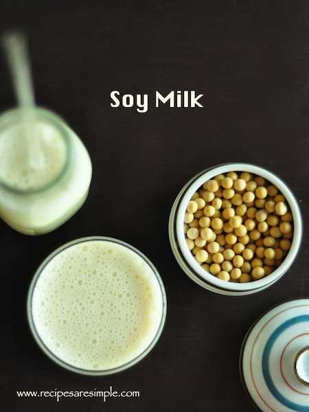 SOY MILK RECIPE Soy Milk Recipe | How to make Soy Milk   Steps