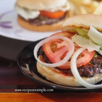 beef burger patty recipe 200x200 Fish Burger with Home Made Tartar Sauce