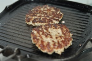 home made beef burger grilled 300x199 Home Made Beef Burger with Smokey Beef Patties 