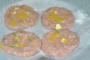 home made beef burger melted butter 300x199 Home Made Beef Burger with Smokey Beef Patties 