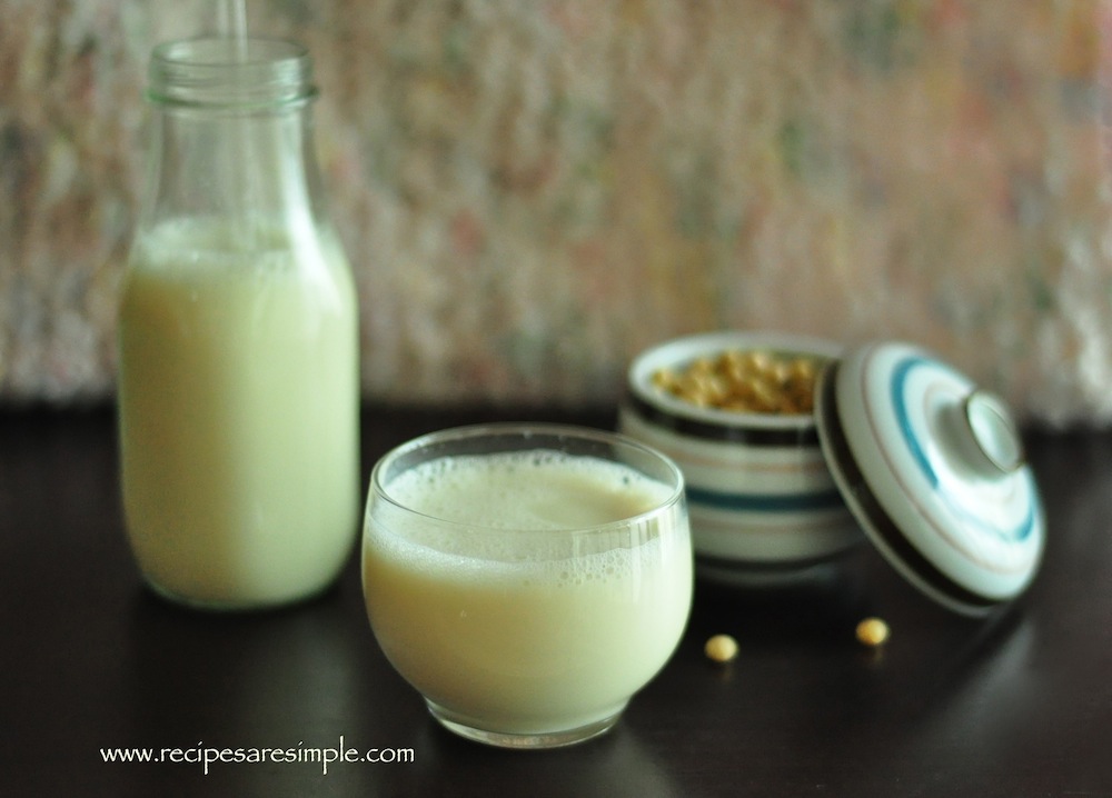 soy milk recipe steps Soy Milk Recipe | How to make Soy Milk   Steps