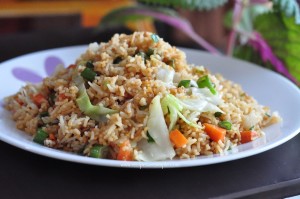 Vegetable Fried Rice - No Egg - Recipes 'R' Simple
