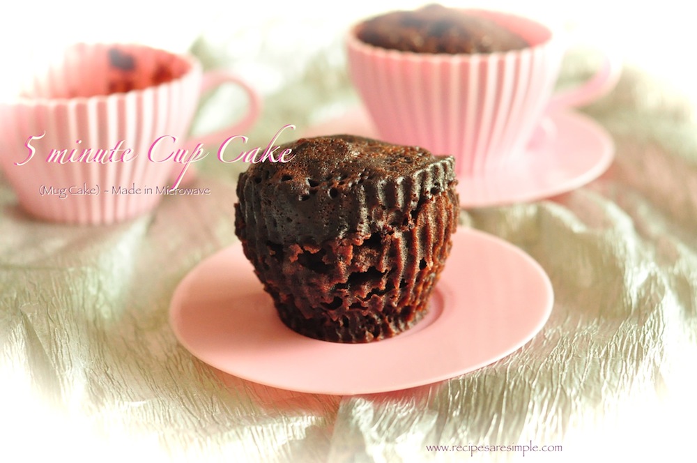 5 MINUTE Chocolate Mug Cake / Cup Cake made in Microwave