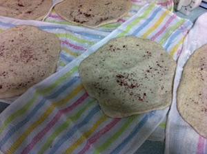 Musakhan Taboon Bread sprinkle sumac MUSAKHAN   Palestinian Sumac Chicken with Caramelized Onion and Taboon Bread