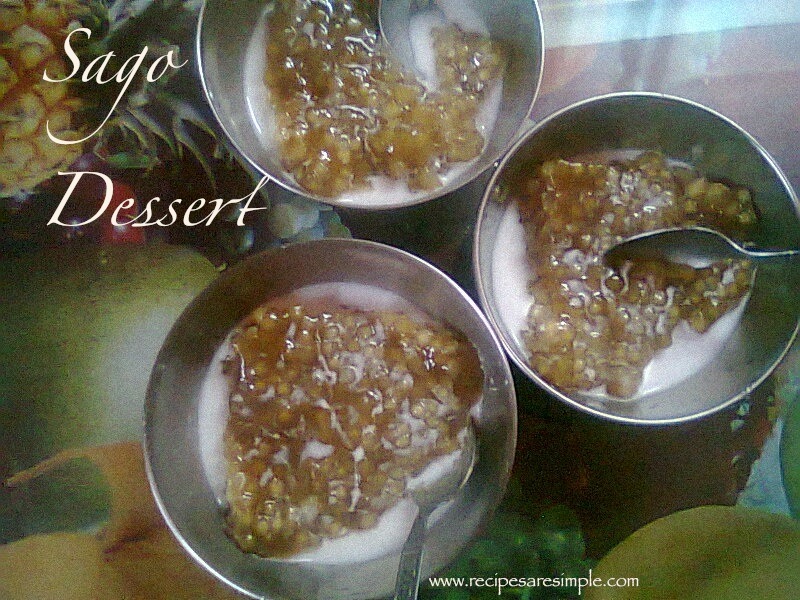 Simple Sago Pudding ( Saboon Ari Dessert)