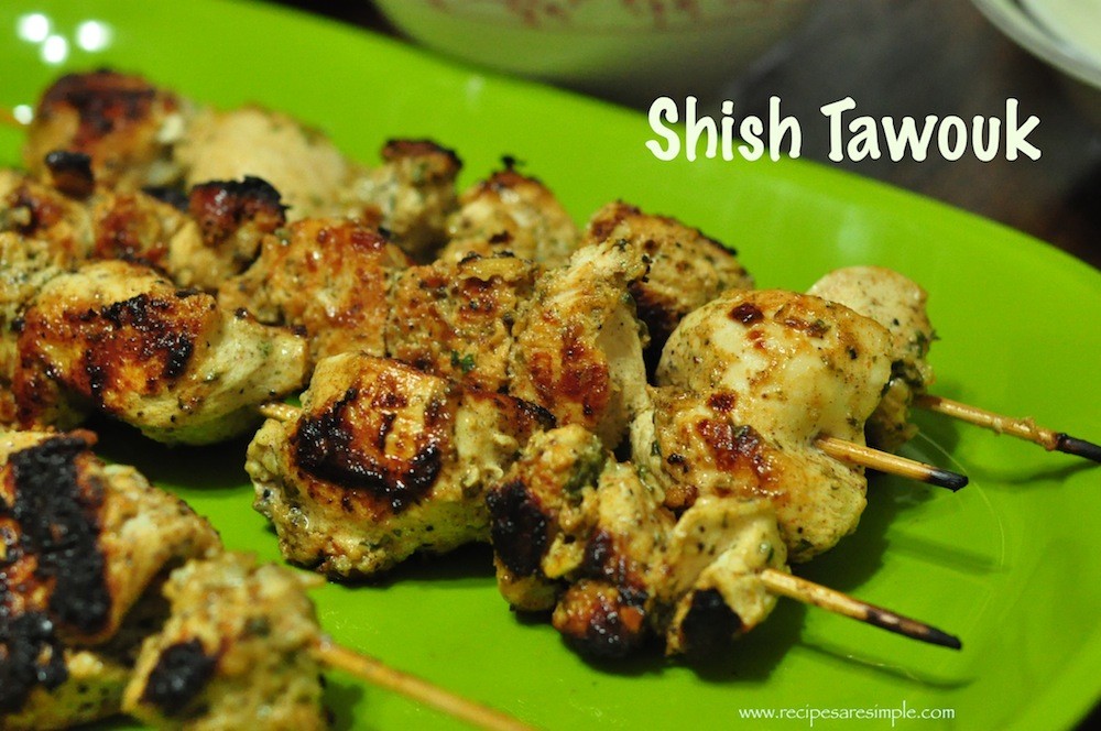 Shish Tawook / Shish taouk recipe