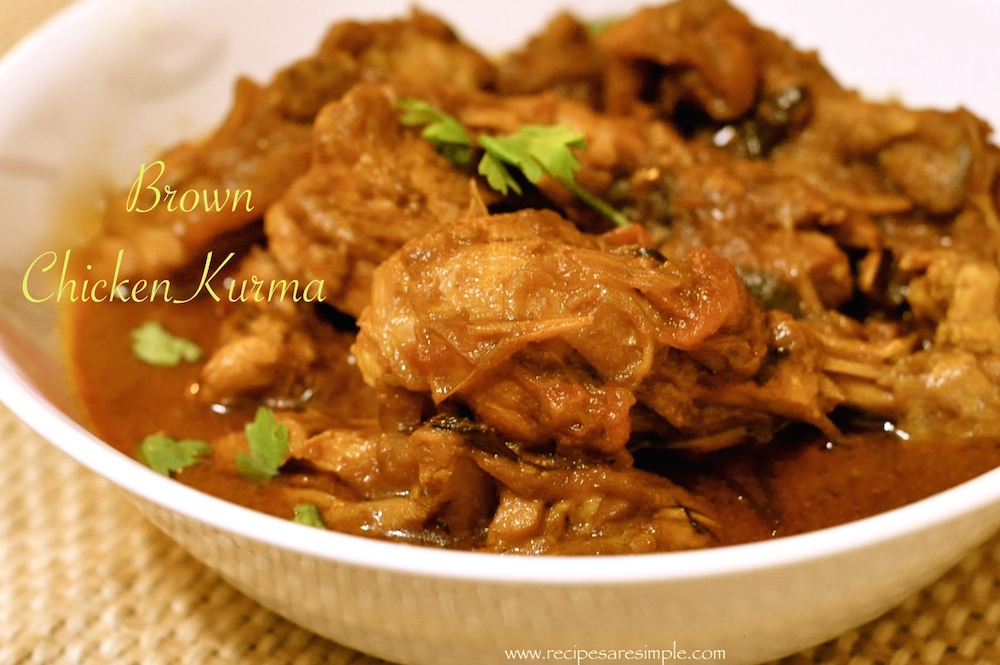 Brown Onion Chicken Curry