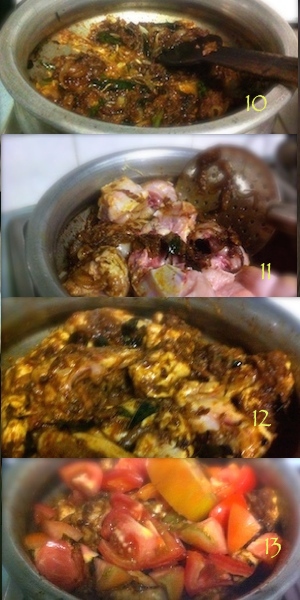 steps for brown chicken kurma Brown Onion Chicken Curry