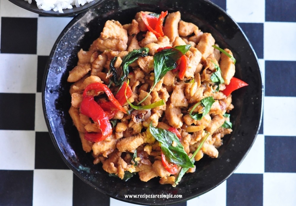 thai basil chicken recipe steps