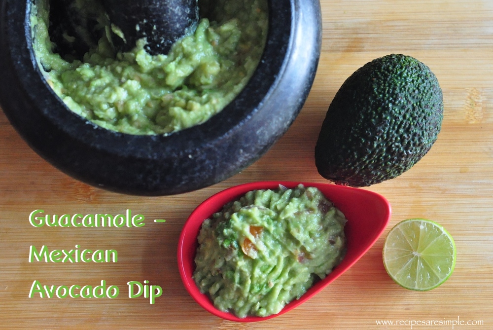 Guacamole - Easy Mexican Avocado Dip - Recipe