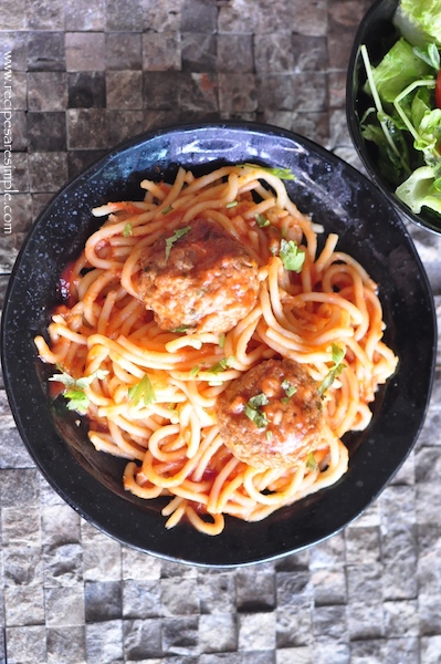 how to make spaghetti and meatballs Spaghetti and Meatballs   Creamy Spaghetti with the Best Beef Meatballs