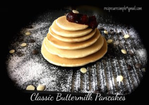 classic buttermilk pancakes 1 300x211 Buttermilk Pancakes
