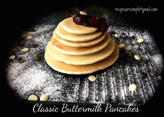 Classic Buttermilk Pancakes | Never Fail Recipe