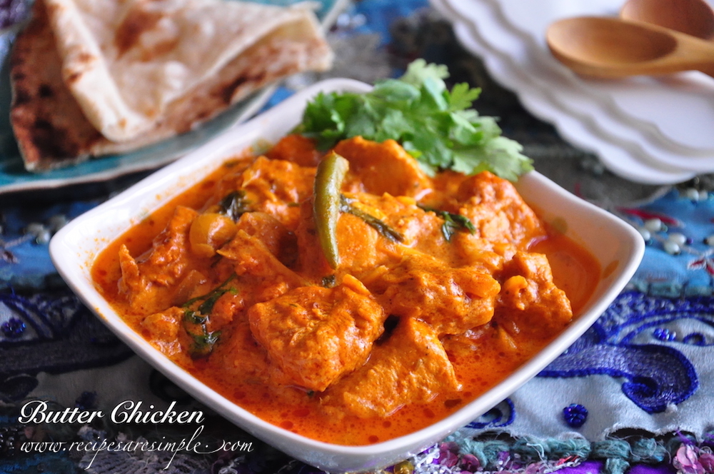 Best Indian Butter Chicken –  Delicious Creamy Chicken in Tomato Gravy