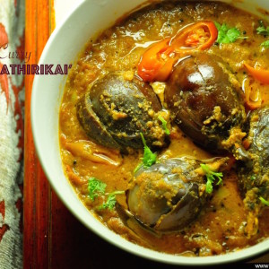 Brinjal Curry for Biryani Ennai Kathirikai 300x300 Vegetarian and Egg Recipes