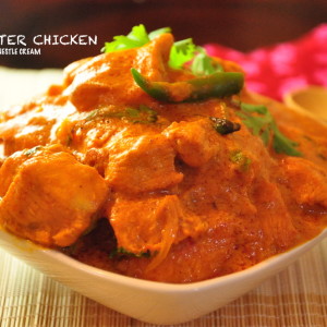 Easy Butter Chicken with Nestle Cream 300x300 Murgh Makhani   Moti Mahal Style   Delhi Butter Chicken
