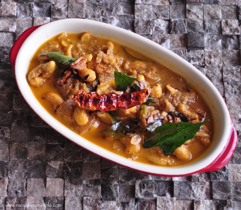 cashew curry raw