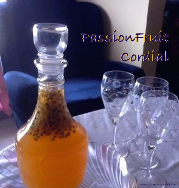 Passion Fruit Cordial