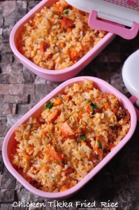 chicken tikka fried rice 199x300 Kids Lunch Box Recipes