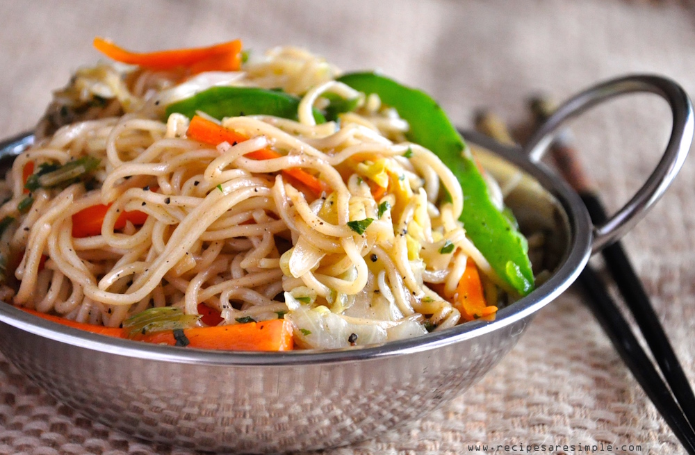 Vegetable Chow Mein – Chinese Veg Noodle Stir-Fry