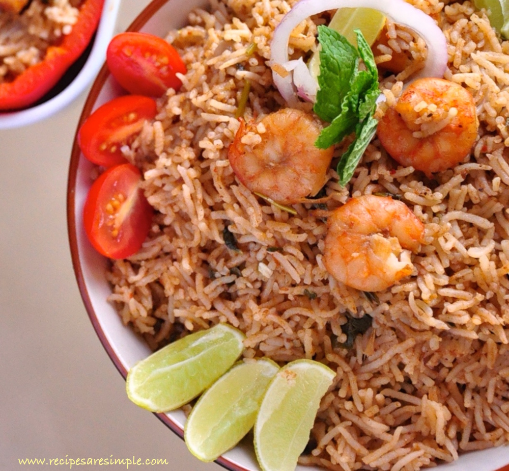 Shrimp Kabsa Arabian Fragrant Rice Recipes R Simple