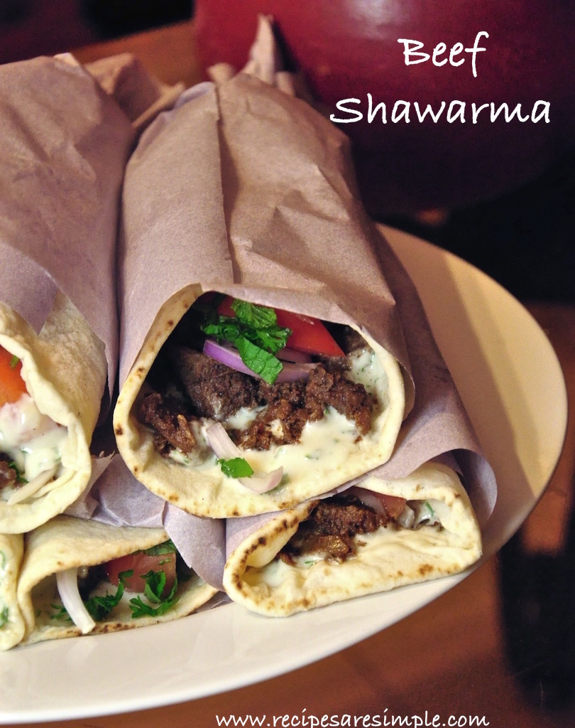 Home Made Beef Shawarma Recipe