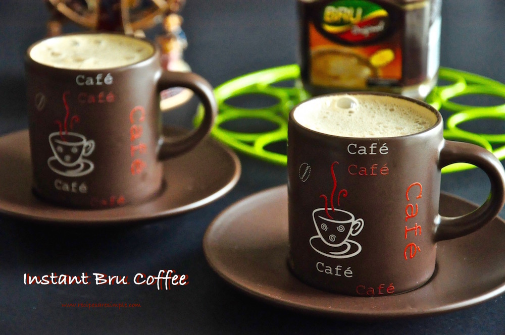 bru coffee recipe