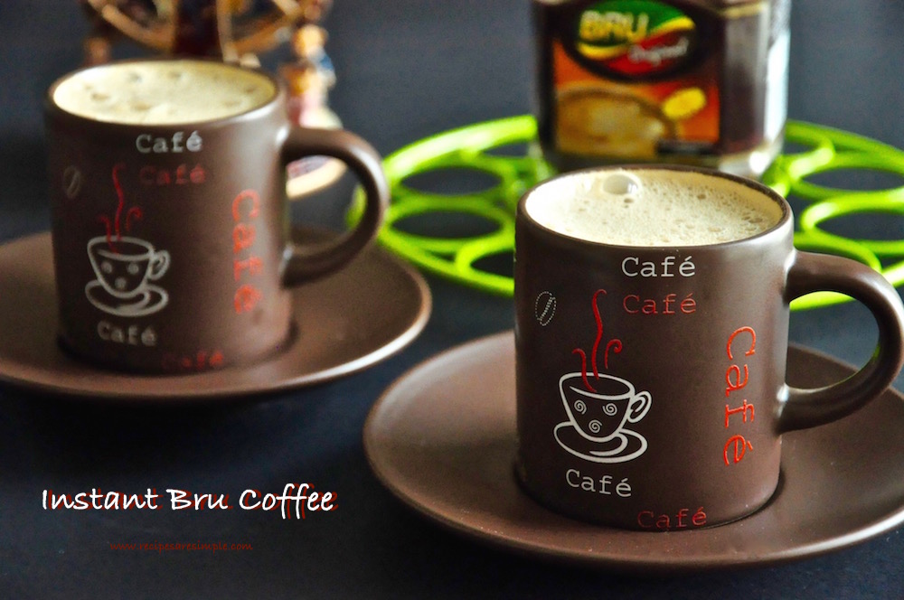 Bru Coffee – How to make instant Bru Coffee