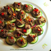 thai beef and cucumber canapes recipes 200x200 Beef & Mutton Recipes