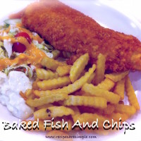 baked fish and chips 200x200 Baked Dishes