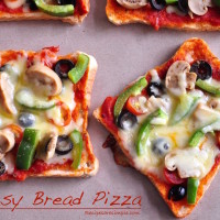 easy bread pizza 200x200 Fiery Chicken and Mushroom Pizza