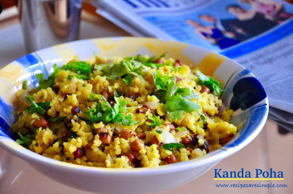 Kanda Poha|Quick Indian Breakfast with Pressed Rice