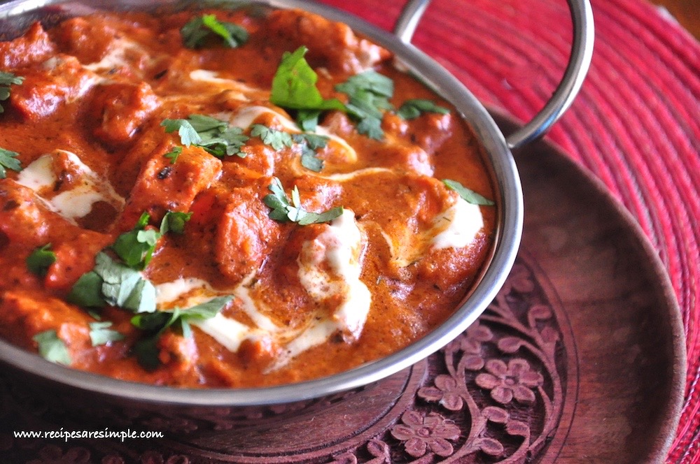 murgh makhani butter chicken 1 Murgh Makhani   Moti Mahal Style   Delhi Butter Chicken