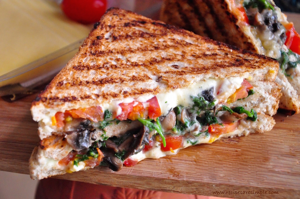 mushroom melts sandwich recipe Mushroom Melts Sandwich | Grilled Cheese Mushroom