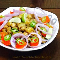 Kadai Masala Chana recipe 200x200 Vegetarian and Egg Recipes