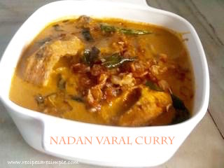 Nadan Varal Curry | Bral Fish Curry