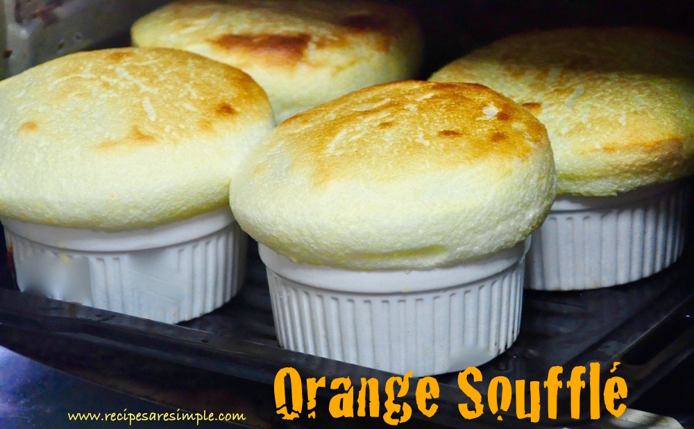 Orange Soufflé  | Fluffy Hot French Dessert