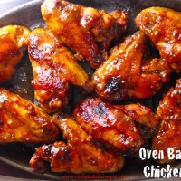 oven barbecued chicken wings 200x200 Delicious Chicken Recipes