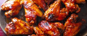 Oven Barbecued Chicken Wings