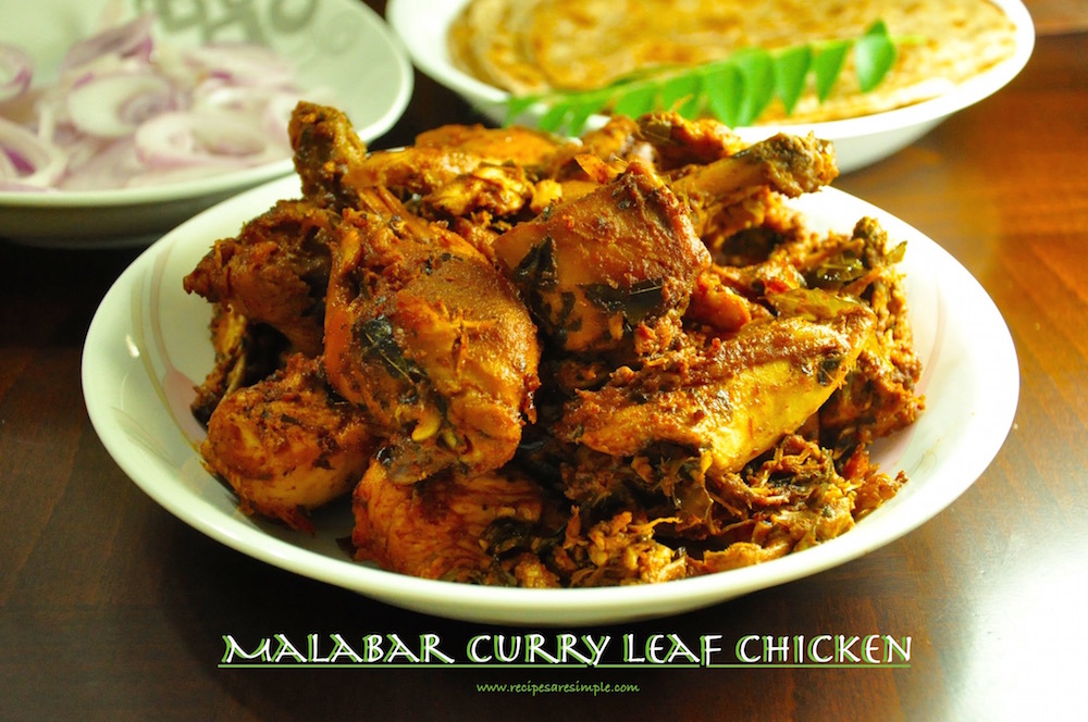 Simple Curry Leaf Chicken (Malabar Style)