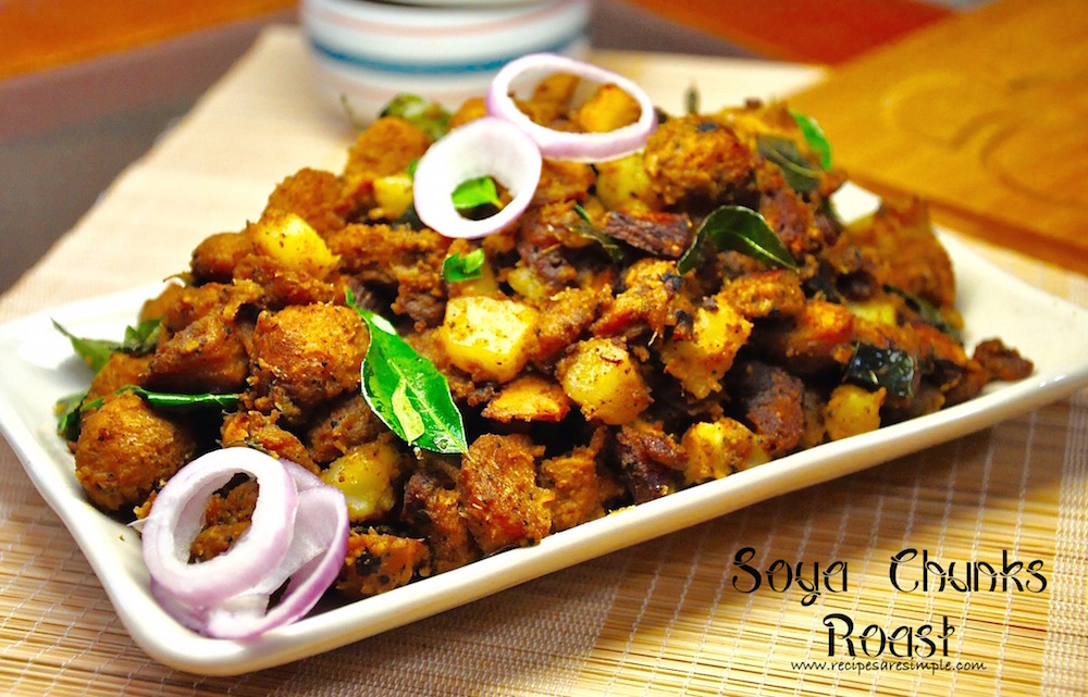 Soya Chunks Roast | Meal Maker Roast