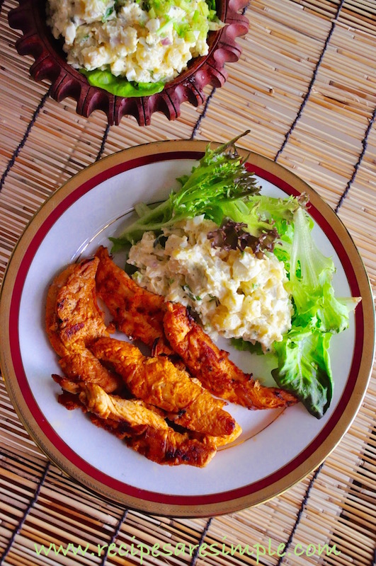 Smoky Grilled Chicken Tenders With Potato Salad Quick Meals