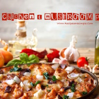 FIERY CHICKEN AND MUSHROOM PIZZA 200x200 Butter Chicken Pizza    Fusion Recipe