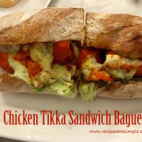 chicken tikka sandwich baguette 200x200 North Indian Cuisine