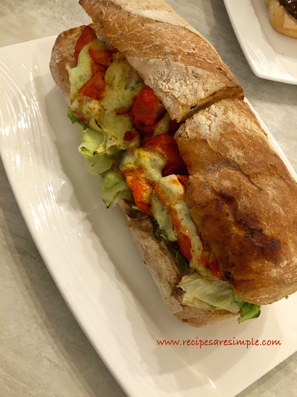 chicken tikka sandwich baguette recipe Easy Chicken Tikka Sandwich Baguette