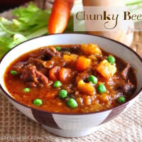 chunky beef stew 200x200 Soups and Stews