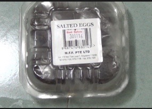 Salted Egg Yolk Chicken salted egg yolk in packaging Salted Egg Yolk Chicken | Batter Fried Chicken in Egg Yolk Sauce