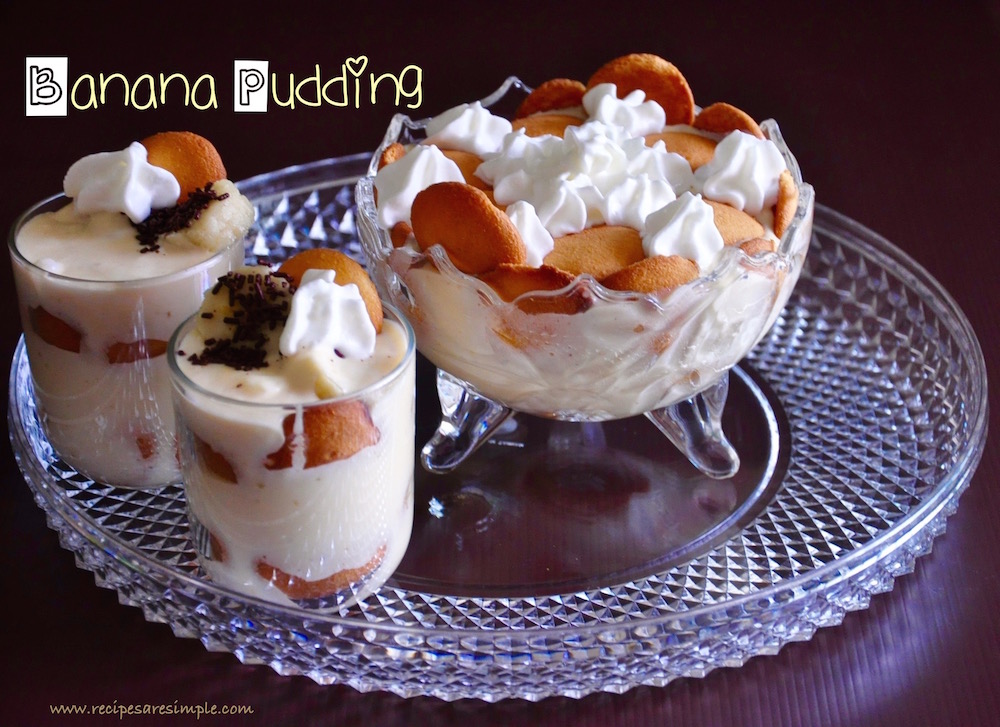 Banana Pudding with Custard Powder