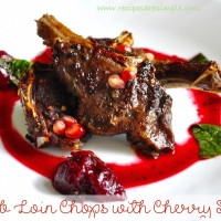 lamb chops with cherry sauce 200x200 Beef & Mutton Recipes